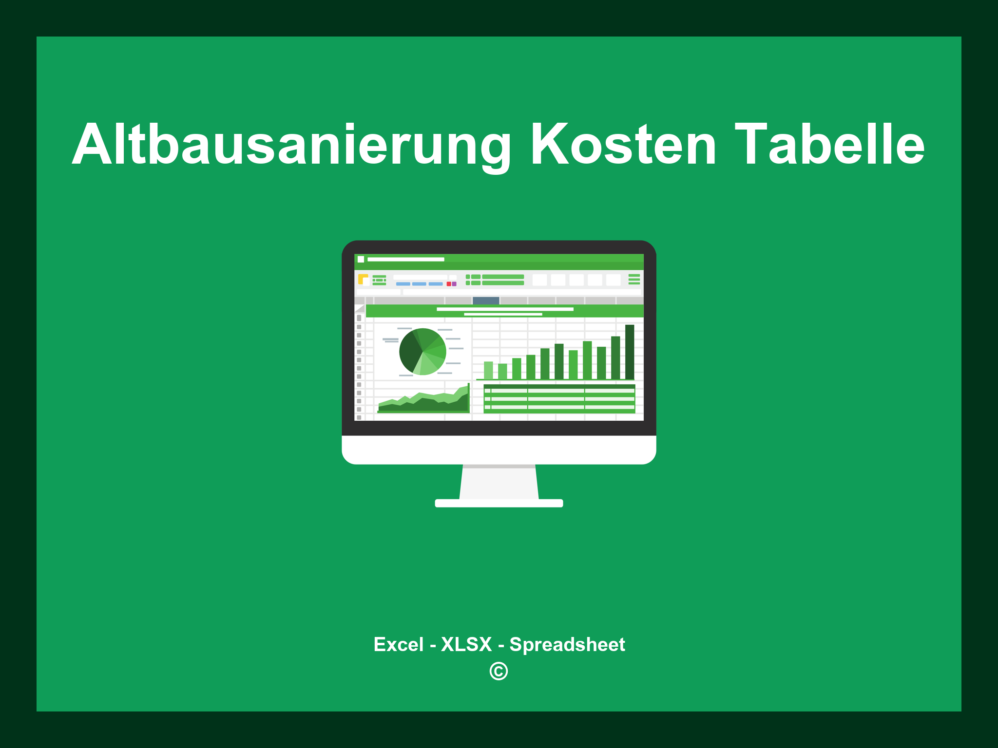 Altbausanierung Kosten Tabelle Excel