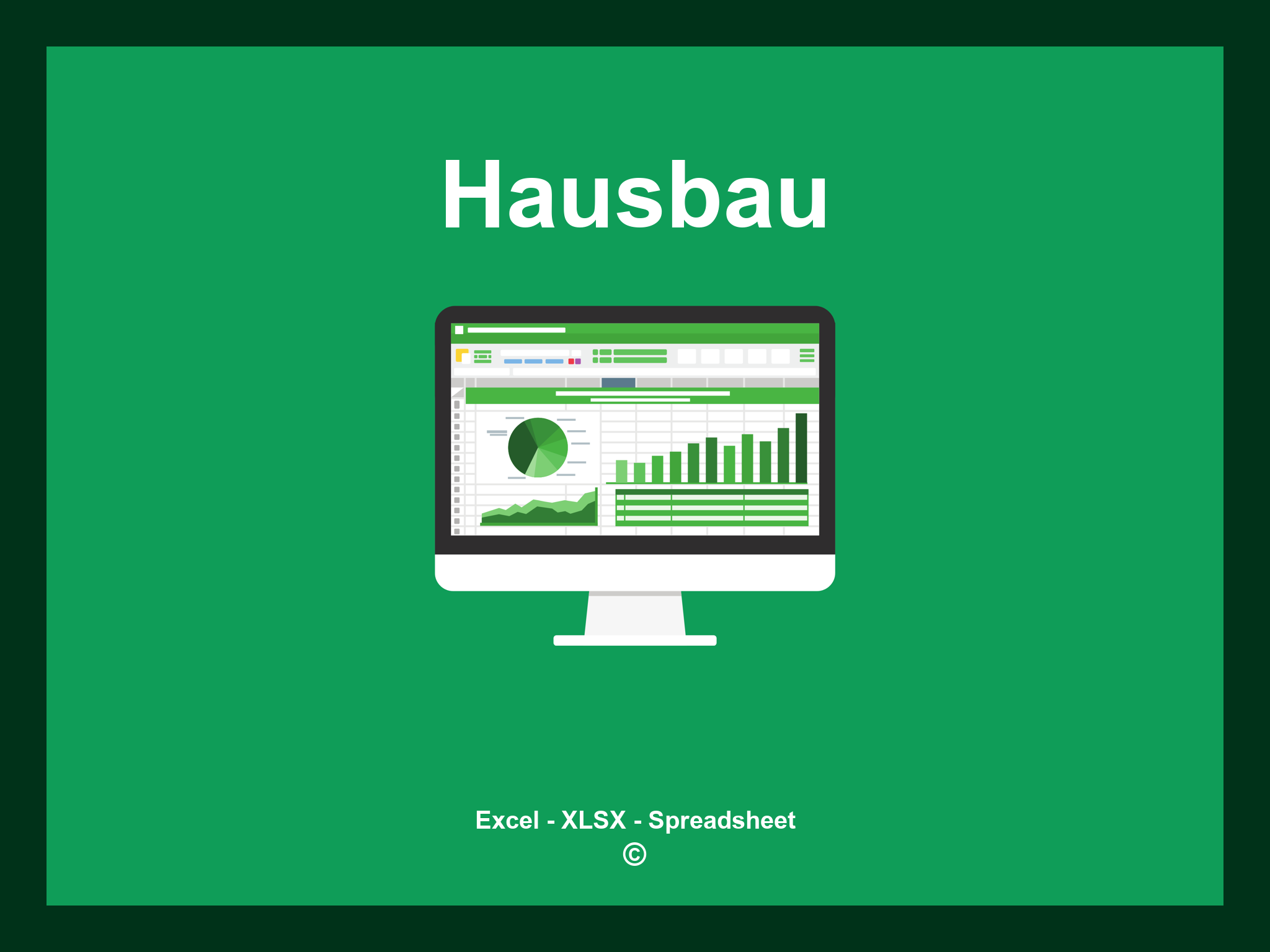 Hausbau Excel Vorlage