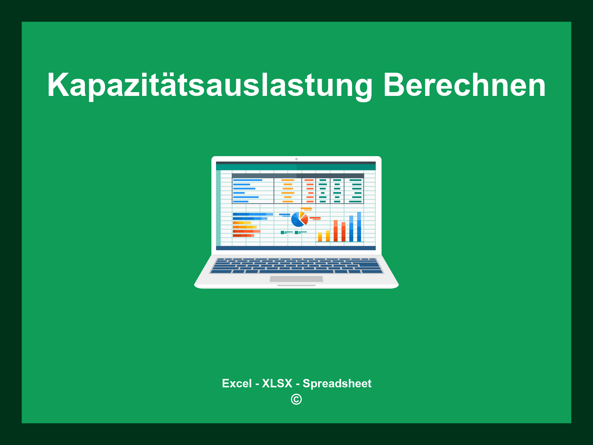 Kapazitätsauslastung Berechnen Excel