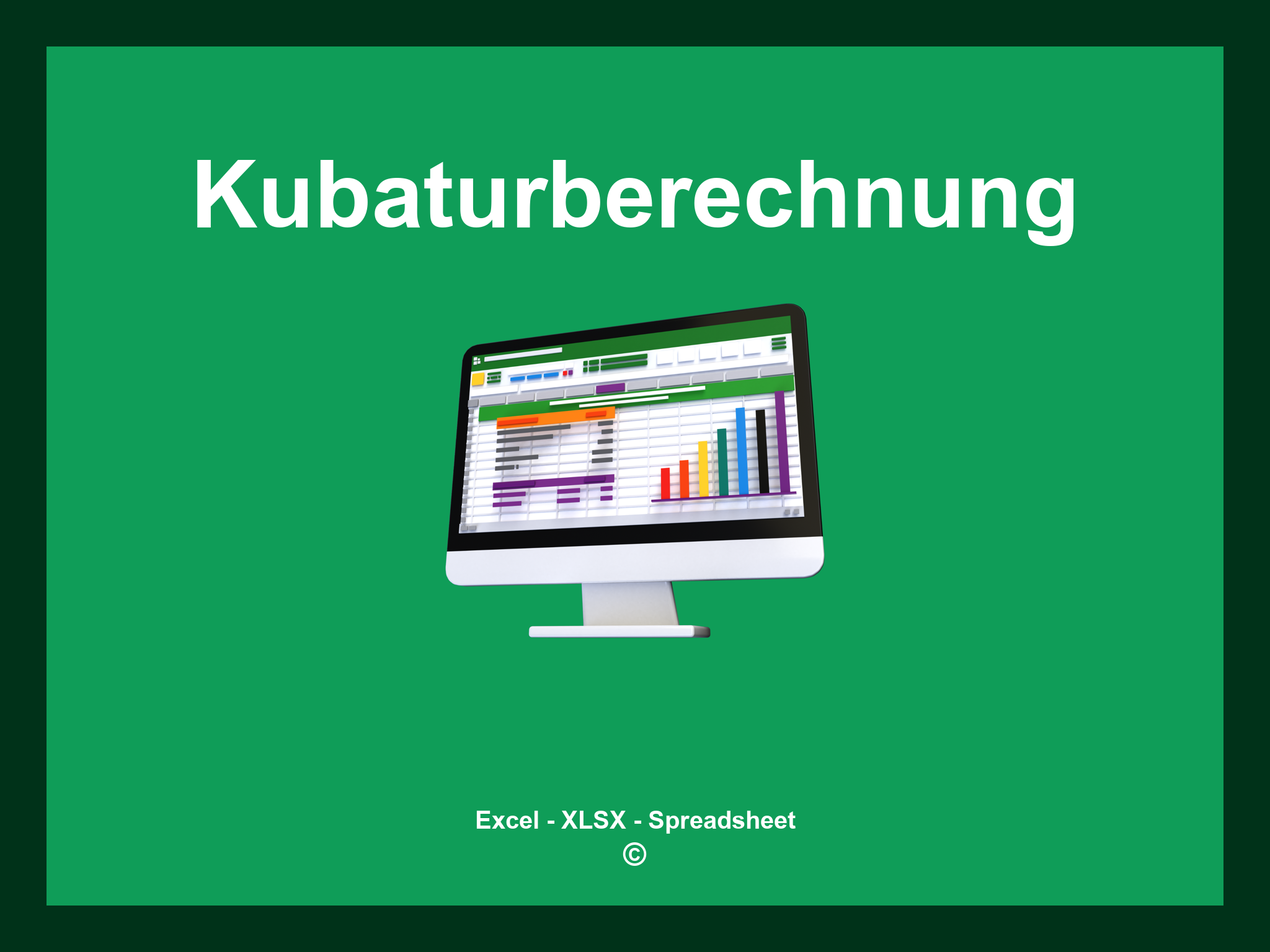 Kubaturberechnung Excel