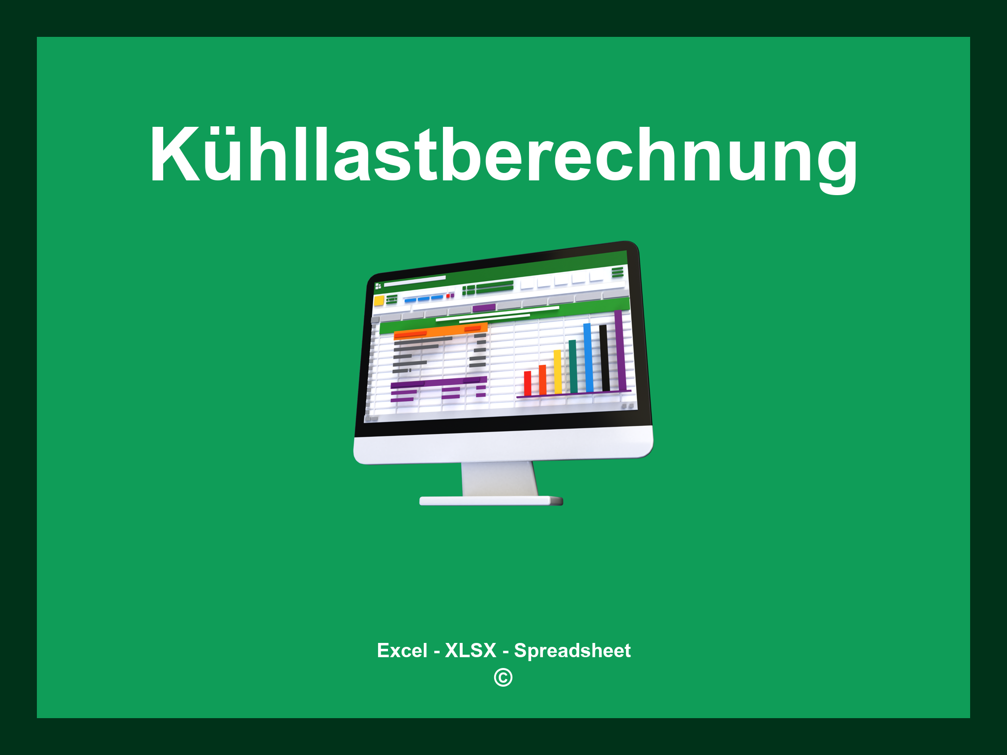 Kühllastberechnung Excel