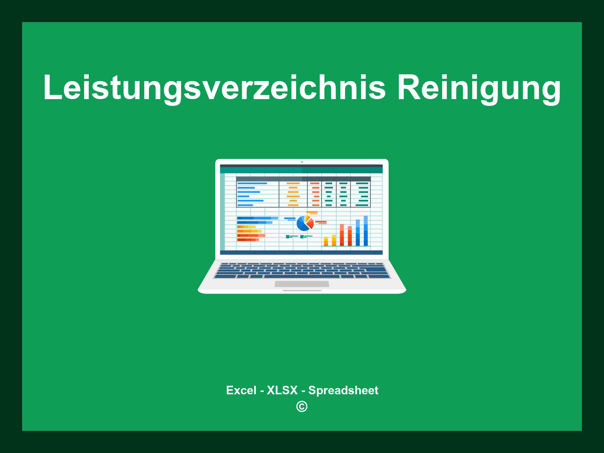 Leistungsverzeichnis Reinigung Vorlage Excel