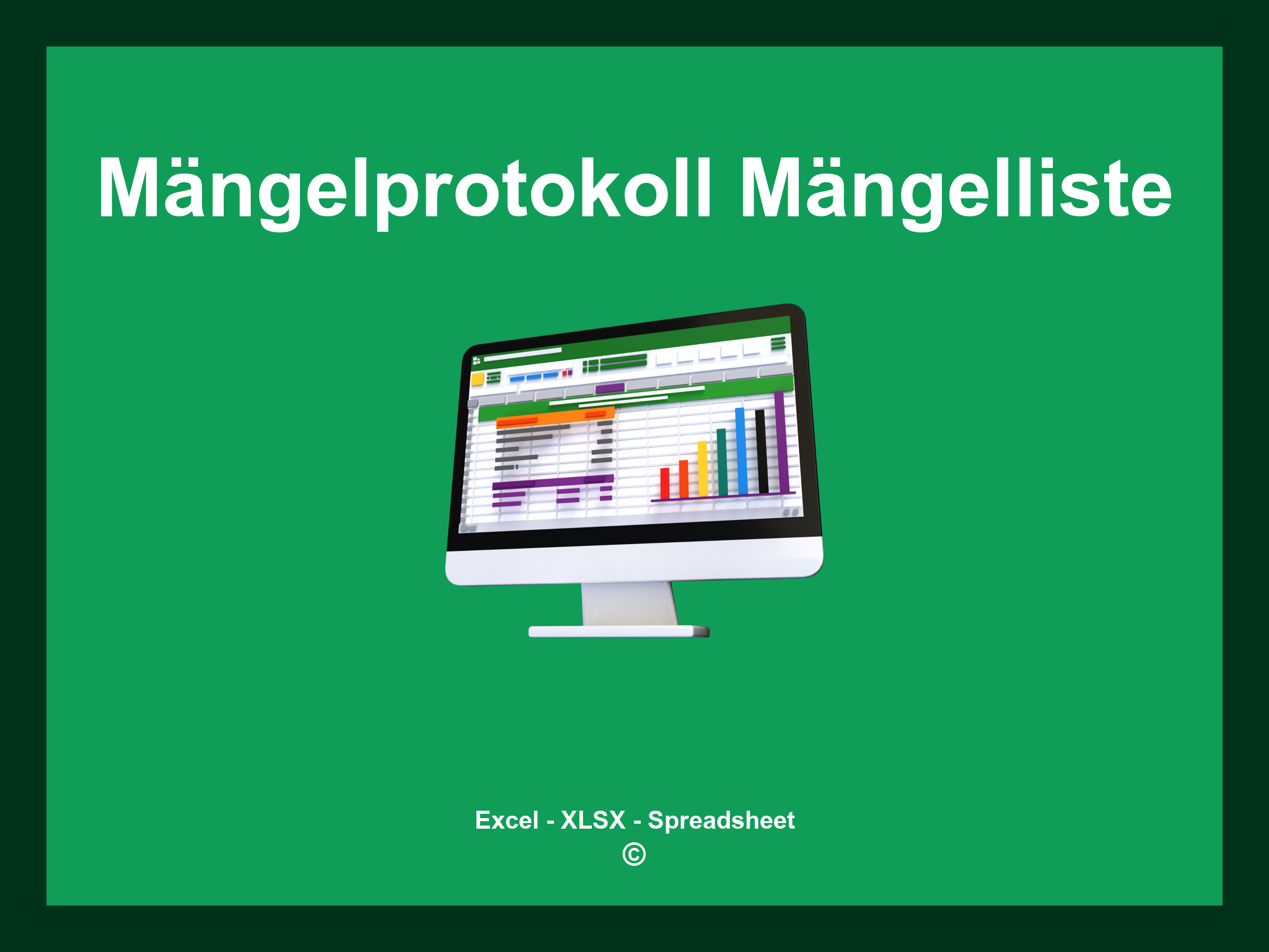 Mängelprotokoll Mängelliste Vorlage Excel