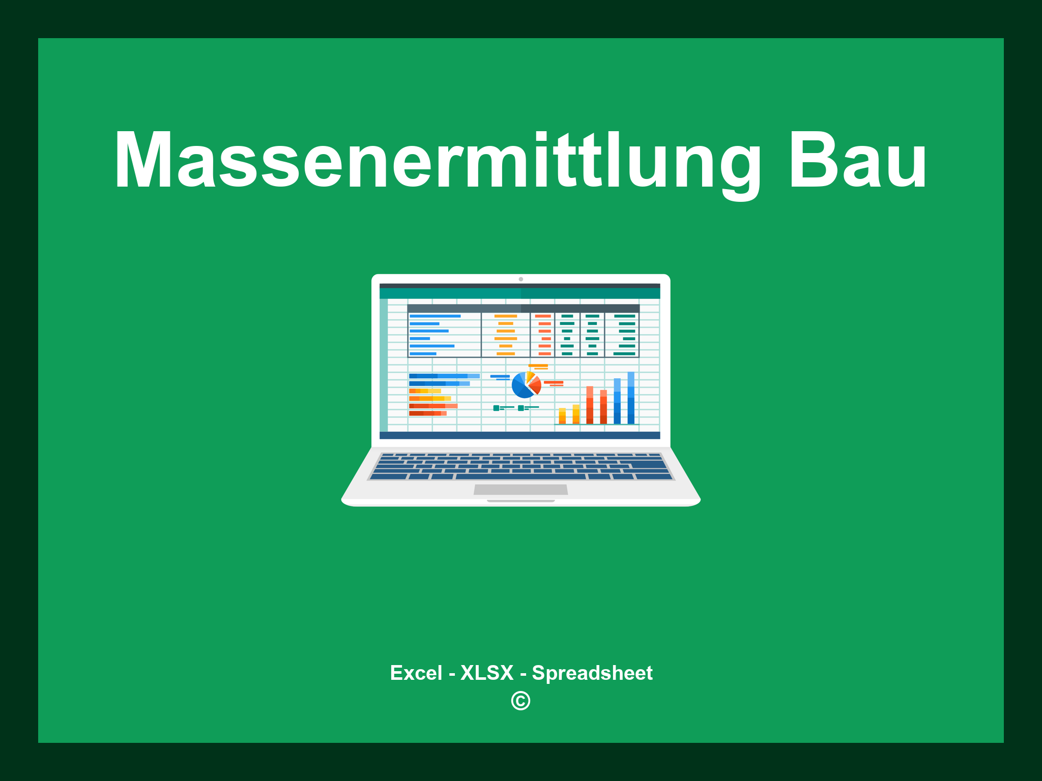 Massenermittlung Bau Vorlage