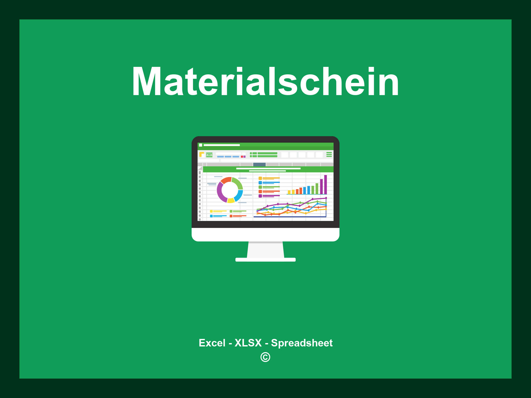 Materialschein Vorlage