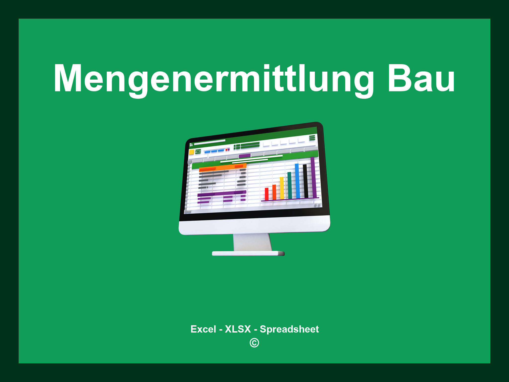 Mengenermittlung Bau Excel Vorlage