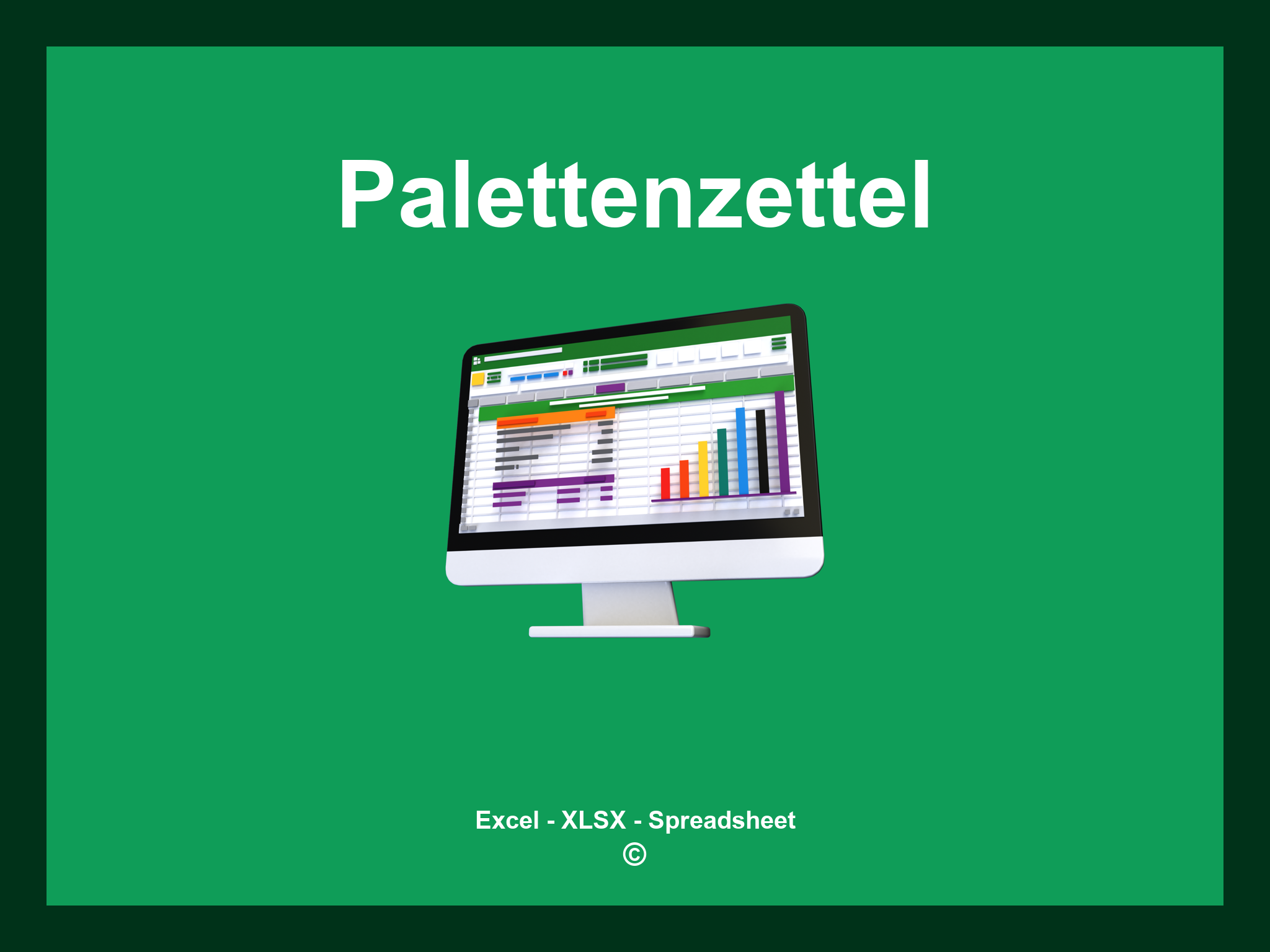 Palettenzettel Vorlage