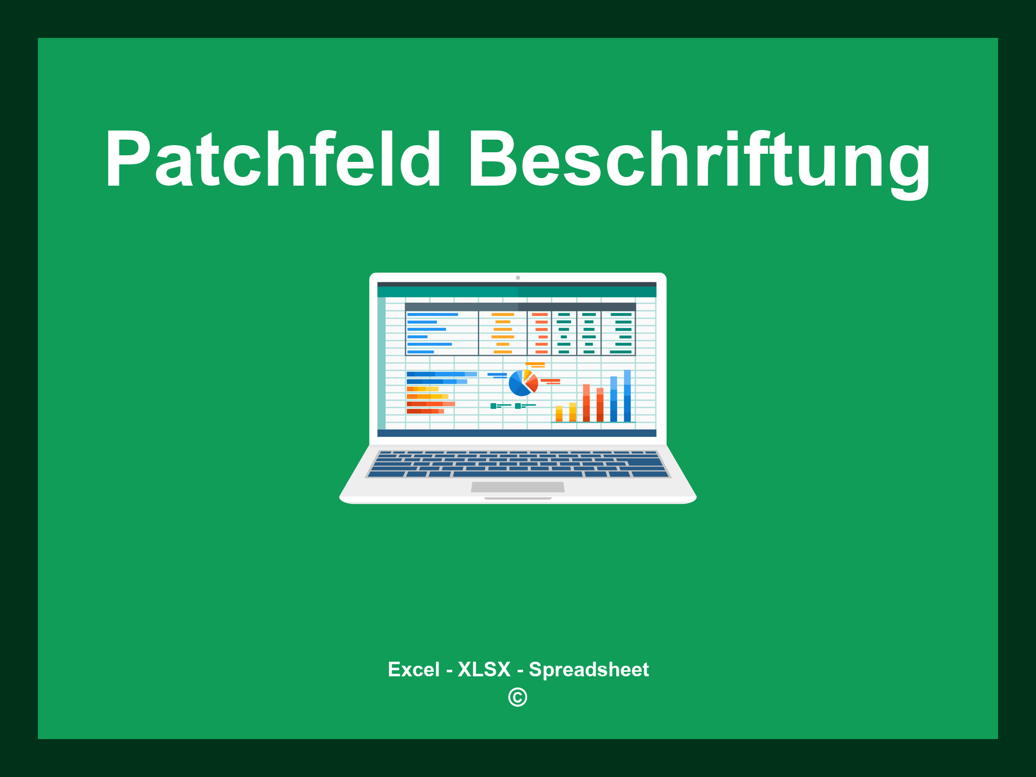 Patchfeld Beschriftung Excel Vorlage