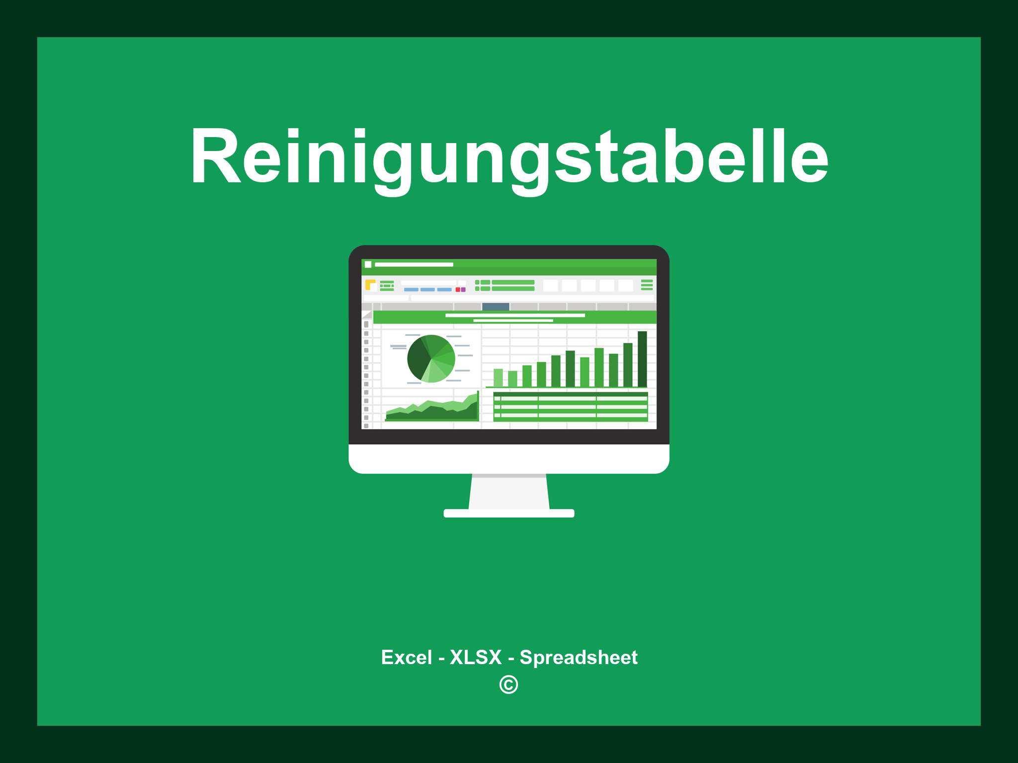 Reinigungstabelle Vorlage