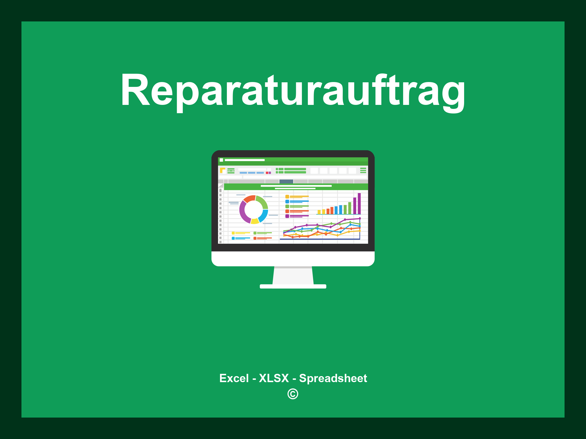 Reparaturauftrag Vorlage Excel