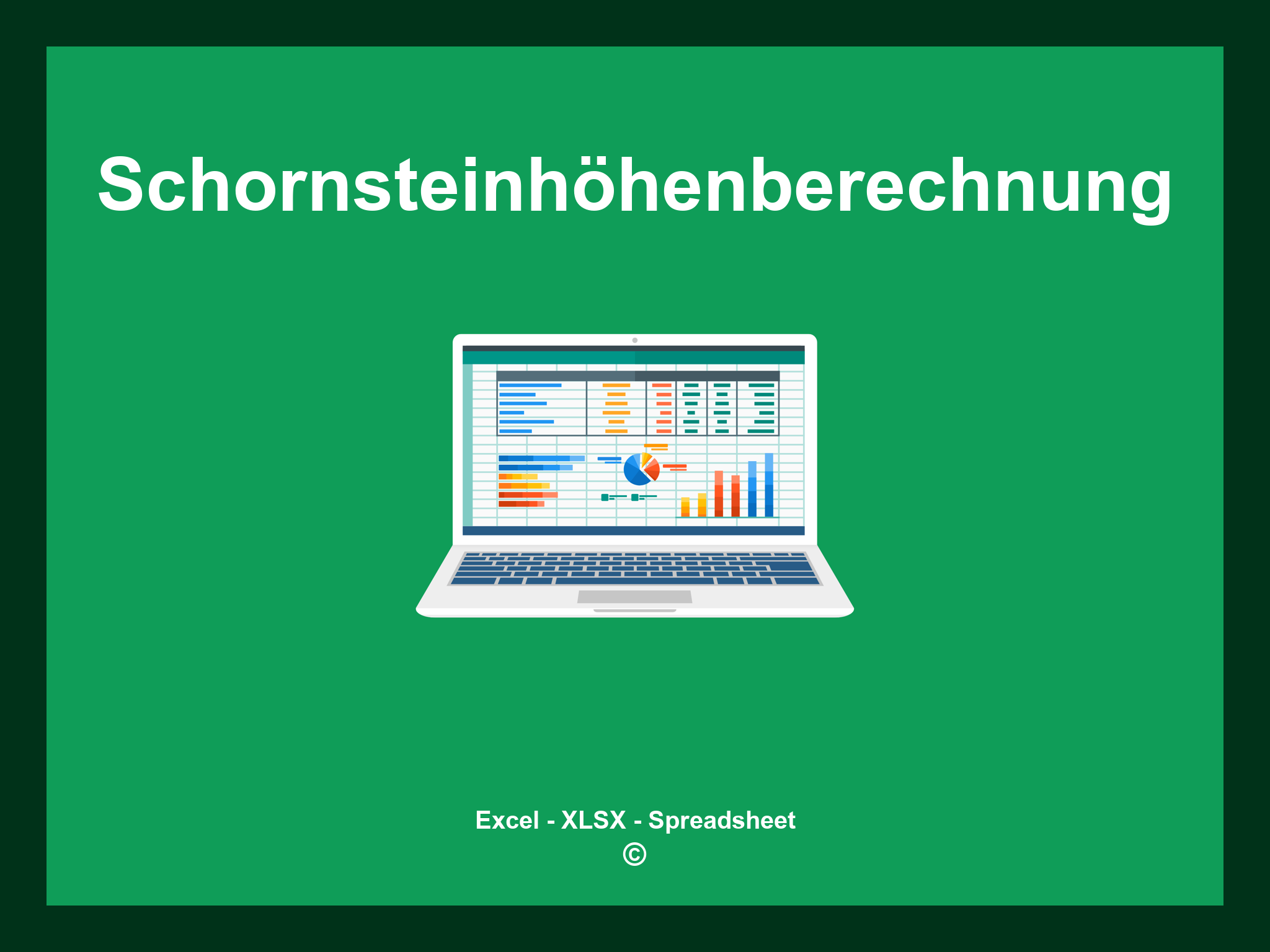 Schornsteinhöhenberechnung Excel