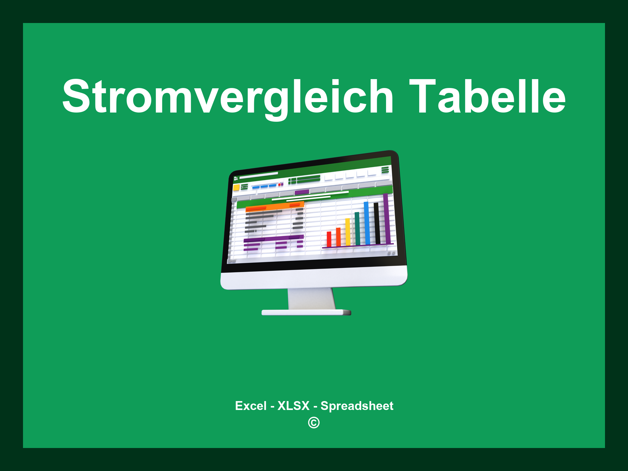 Stromvergleich Excel Tabelle