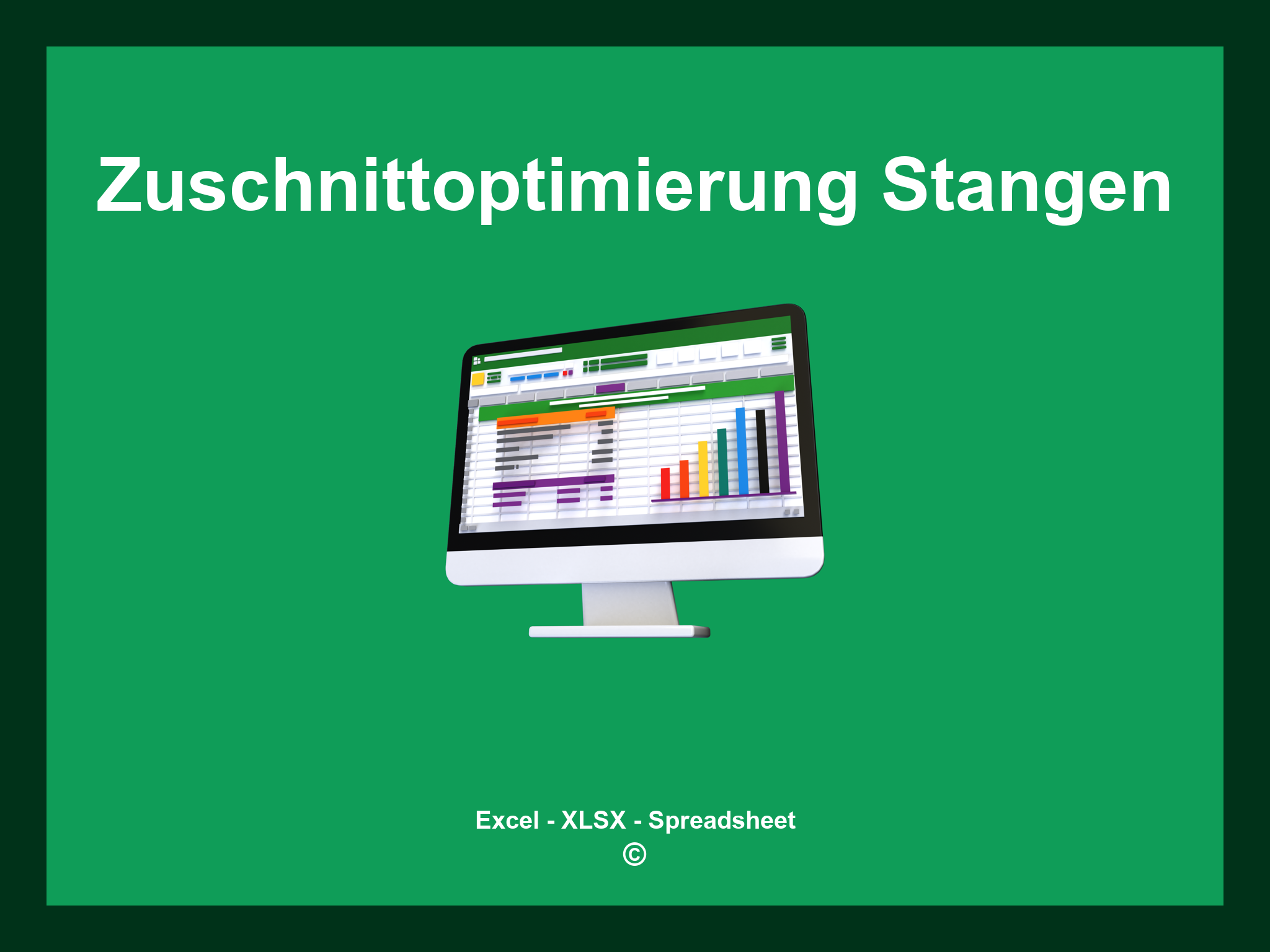 Zuschnittoptimierung Stangen Excel